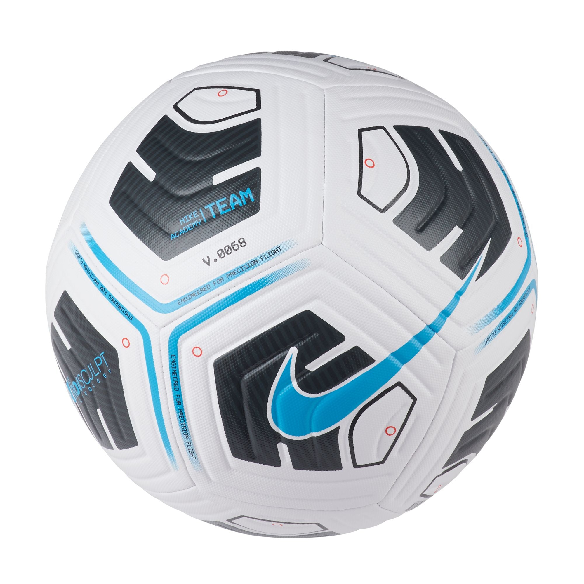 Nike Academy Soccer Ball White Black Blue 3