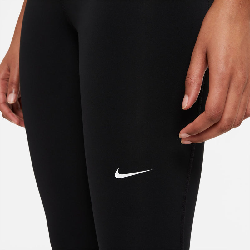 Nike Pro Women's Mid-Rise Mesh-Paneled Leggings