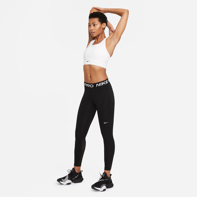 Nike Pro Women's Mid-Rise Mesh-Paneled Leggings